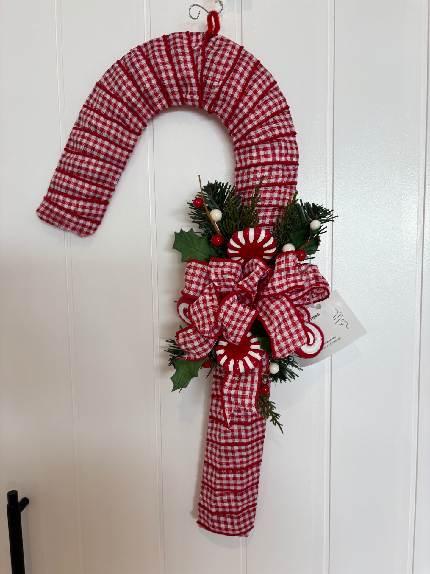 Gingham Red/White Candycane