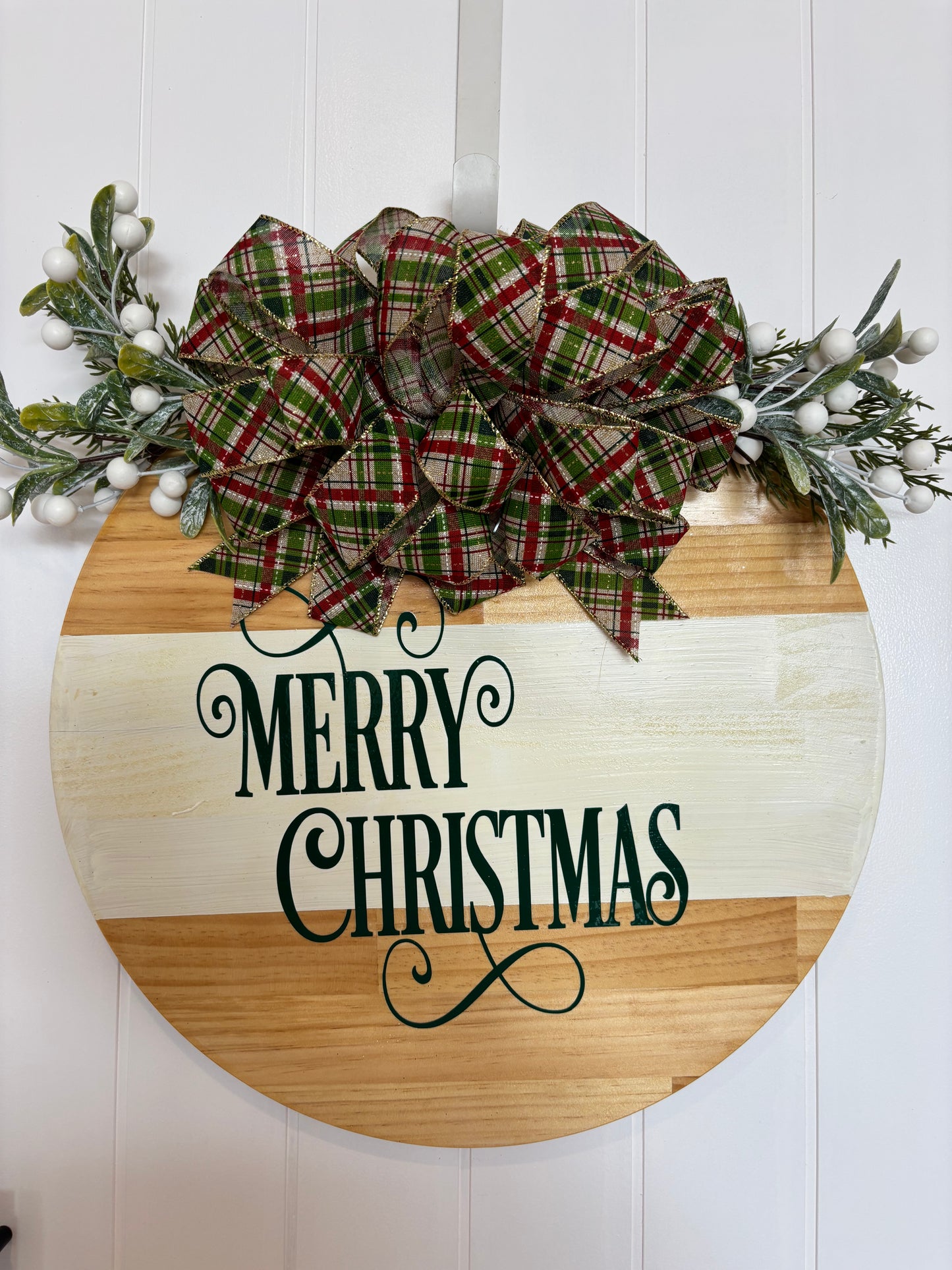 Merry Christmas Wood Sign